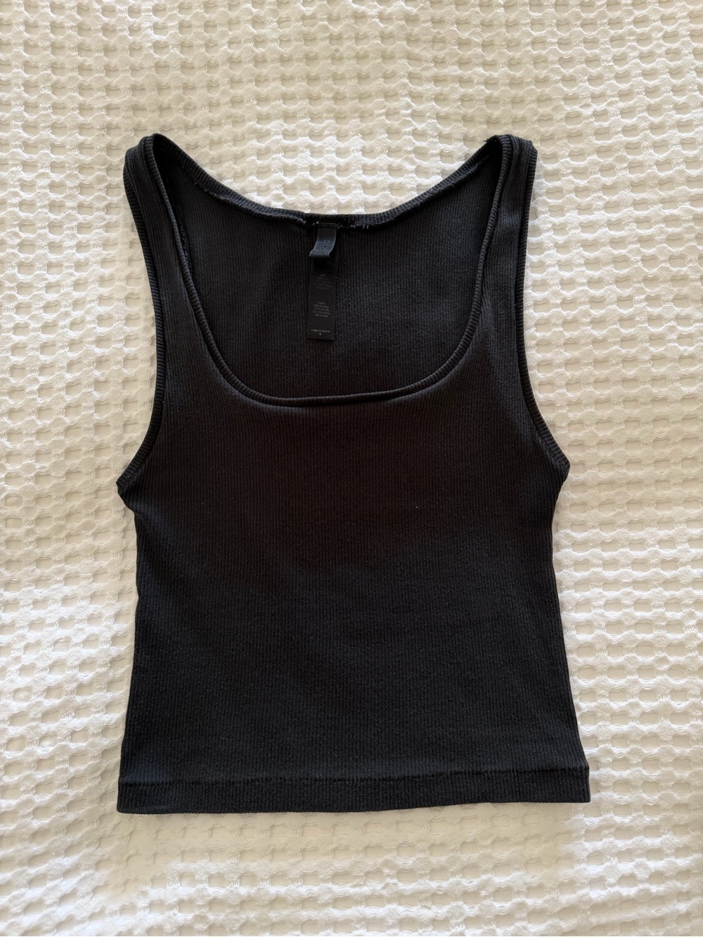 Skims Ribbed Set Size Small Black - Picture 7 of 13